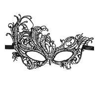 Operitacx Women Lace Half Face Mask Black Elegant Vintage Masquerade
