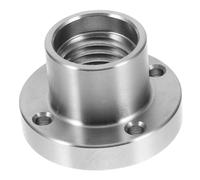 Operitacx Wood Lathe Face Plate Adapter Threaded Backplate Durable Steel Chuck for Woodworking Compatible with Tpi Lathes Versatile Woodturning Accessory