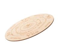 Operitacx Wooden Divination Pendulum Board Khaki Wicca Fortune Board