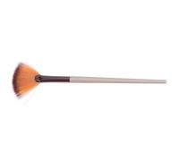 Operitacx Wooden Handle Wide Shape Brush with Soft Nylon Bristles for Even Application, Safe for Washing, for Daily and Professional Use, Lightweight Cosmetics Powder Brush for Face Makeup