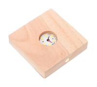 Operitacx Wooden LED Light Base Pedestal with Warm Glow for Crystal Ball Display USB Rechargeable Sphere Holder Lamp Stand Compact and Night Light for Home Decor