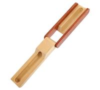 Operitacx Wooden Pen Case Single Slot Empty Fountain Pen Organizer Box for Artists and Collectors Rotatable Storage Container Suitable for Desk and Office Use