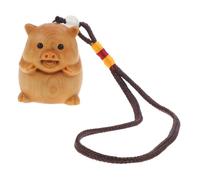 Operitacx Wooden Pig Hanging Charm Adorable Keychain for Phone Making Crafting Stylish Accessory for Mobile Phones present for Pig Lovers