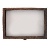 Operitacx Wooden Specimen Display Box with Lid and Waterproof Design for Educational Use Insect Butterfly Plant Collection Case 12.2 X 8.7 X 1.6 Inches