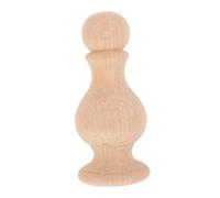 Operitacx Wooden Spindle Finial Unfinished Wood Decorative Ball Design for Furniture Versatile for Indoor Decor Bridge Supports Classic Roman Style
