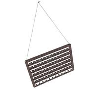 Operitacx Wooden Wall Mounted Earring Holder Rack for Home Decor and Dressing Rooms, Low Maintenance Hanging Jewellery Organiser with Display Function, Suitable for Necklaces and Bracelets