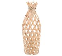 Operitacx Woven Bamboo Lamp Shade Cover for Hanging Lamps Durable Natural Bamboo Material Soft Light Diffuser for Bedroom and Living Room Decoration Eye Protection Lighting Accessory