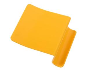 Operitacx Yellow Cassette Waste Tank Locking Latch for Rv Trips, ABS | Ergonomic Single-handed Operation, Impact Resistant Finish, Smooth Interior, 7.50x6.00x3.50cm