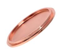 Operitacx Zinc Alloy Candle Jar Lid Rose Gold Scented Candle Cup Cover Decorative Storage Topper Enhances Aroma Metal Replacement