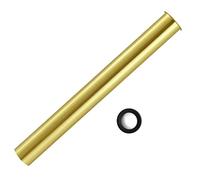 OPERMAXER Brass Immersion Pipe, 300 mm x 32 mm, Brushed Gold, 1-Pack