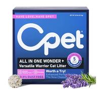 OPET Mixed Tofu Cat Litter -Strong Clumping Litter, Mixed Tofu and Bentonite, 99.9% Dust Free and Flushable Cat Litter, Natural Sustainable Ingredients Odor Control, Low Tracking