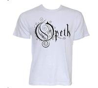 Opeth Band T-Shirt Black Music Rocks Cotton Heavy Death Metal Casual Round Neck T Shirt White XL