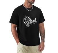 Opeth Band T-Shirt Music Rocks Cotton Heavy Death Metal Black M