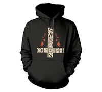 OPETH Hoodie Haxprocess Band Logo Official Mens Black Pullover M