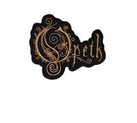 Opeth Metal Band Gold_1 Patch Badge Embroidered Iron on Applique Souvenir Accessory