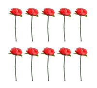 Opexicos 10Pcs Folding Rose/Rose Appearing Magic Tricks Flower Appearing Close Up Stage Street Magic