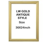 OPFR Antique Style Lw Gold Maxi Poster Frame 61cm x 91.5cm(36x24)