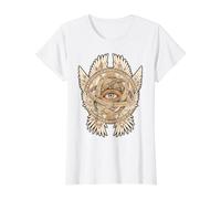 Ophanim Angel Seraphim Angelic Biblical Ezekiel Value Graphic T-Shirt, Women, White, M