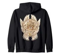 Ophanim Angel Seraphim Angelic Biblical Ezekiel Zip Hoodie
