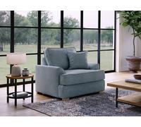 Ophelia Armchair City Fine Blue The Great Sofa Company Blue One Size