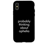 Ophelia's Tragic Elegance Inspired by Shakespeare's Drama Case for iPhone X/XS