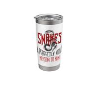 Ophidiophobia Fear of Snakes Serpent Boa Python Reptile Stainless Steel Insulated Tumbler