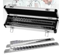 Ophthalmic Prism Bar Set, Horizontal & Vertical Prism Kit with Optical Glass Diopters, High-Precision for Science Education and Optics Research