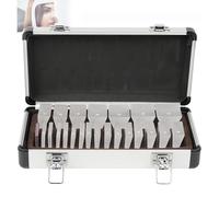 Ophthalmic Prism Set with Aluminum Case, High Precision Wedge Prism, 16/22 Pieces for Optometry and Hospital Use, Durable and Reliable Optical Instruments