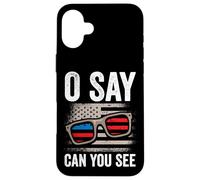 Ophthalmologist O Say Can You See 4th Of July Optician Case for iPhone 16 Plus
