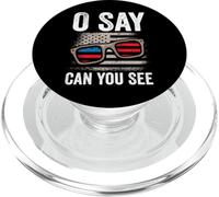Ophthalmologist O Say Can You See 4th Of July Optician PopSockets PopGrip for MagSafe