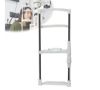Ophthalmology Chin Rest Holder, Adjustable Optometry Stand with Curved Tray for Eye Exams, Universal Design for Comfort and Stability