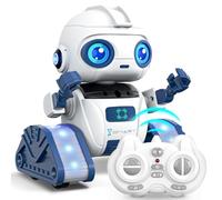 Ophy Robot Toy for Kids - Interactive Remote Control Robot Toy with Gesture Sensor, Projection, Music and Lights - Toys for Boys Girls Age 4 5 6 7 8 9 10 - Birthday Gift for 5 Year Old Boy Girl