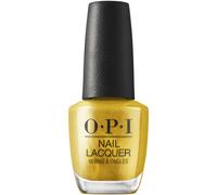 OPI Nail Lacquer Metallic Rewind | Opaque Bright Gold Metallic Chip Resistant Nail Polish | Metallic Mega Mix Collection