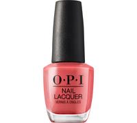 OPI Nail Lacquer My Address is """"Hollywood"""" | Opaque Bright Pink Shimmer Chip Resistant Nail Polish | Vegan Fast Drying Streak Free