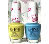 OPI Nail Laquer Polish Varnish Colour Yellow & Blue Barbie Collection 15ml