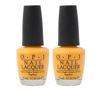 OPI Nail Polish 15ml The It Color NLB66 Varnish Lacquer Yellow Manicure x 2