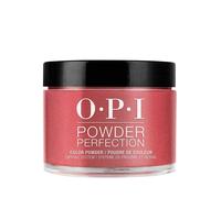 OPI Powder Perfection I'm Not Really A Waitress | Opaque Dark Red Pearl Nail Dipping Powder | Acrylic Alternative