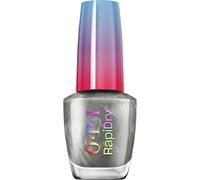 OPI RapiDry A Silver of a Sec | Opaque Bright Silver Metallic Quick Dry Nail Polish | Vegan, Smudge Proof, Fast Drying
