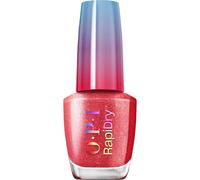 OPI RapiDry Fuego On-the-Go | Opaque Bright Red Shimmer Quick Dry Nail Polish | Vegan, Smudge Proof, Fast Drying