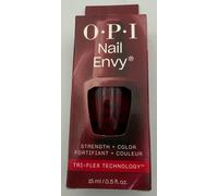 OPI Tough Luv Nail Envy Nail Treatment Tri-Flex Technology 15ml NT226) Red Vegan