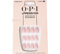 OPI xPRESS/ON Sheer Pink Press On Nails Gel-Like Salon Manicure - Bubble Bath