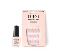 OPI xPRESS/ON Press On Nails - French Tip & Pattern Designs - Long & Short, Round & Oval Shapes - With Nail Glue - Long Lasting, Reusable & Non-Damaging Short False Nails (30 Pcs)
