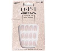 OPI xPRESS/ON Press On Nails Up to 14 Days of Wear Gel-Like Salon Manicure Vegan Sustainable Packaging With Nail Glue Short Pink Nails Throw Me