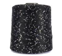 OPica 500G Glitter Fancy Yarn Sequin Hand Crochet Thread Knitting Clothes Needlework Yarn with Sequins