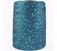 OPica 500G Glitter Fancy Yarn Sequin Hand Crochet Thread Knitting Clothes Needleworkyarn with Sequins Knitting Yarn Needlework Sequins