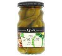 Opies Cocktail Gherkins, 227g (pack of 1), (Package may vary)
