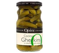 Opies Cocktail Gherkins in Distilled Malt Vinegar (227g) - Pack of 6