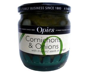 Opies Cornichons & Onions 400g by Opies
