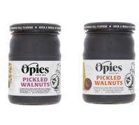 Opies Pickled Walnuts, Preserved in Port and Red Wine Vinegar, Jar