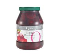 Opies Sliced Beetroot in Spirit Vinegar, 2.3 kg - Perfect for a Salad, Sandwiches & Side Dishes - Pickled Beetroot with Earthy Flavour & Vibrant Colour.
